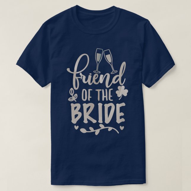 Vän Brud Och Brudgum Tröjor Bröllopsjubileum  (Design framsida)