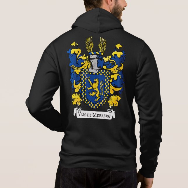 Van de Meeberg Jackar om Arm Manar Hoodie T Shirt (Baksida)