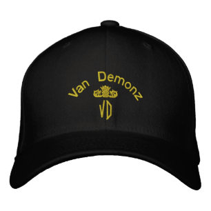 Van Demonz Guld Edition Embroized Hat Broderad Keps