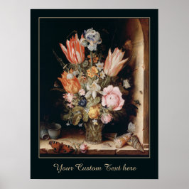 Van den Berghes anpassningsbar Flowers poster