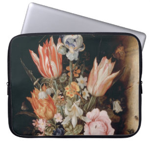 Van den Berghes blommor laptop sleeve