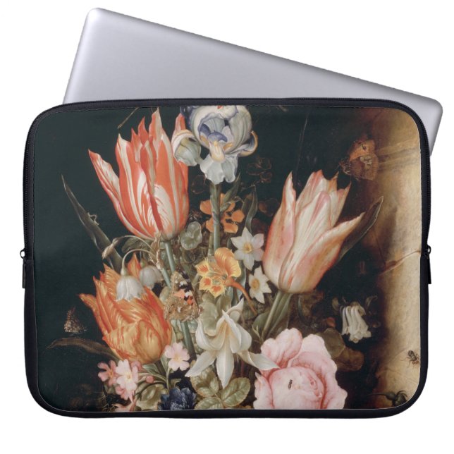 Van den Berghes blommor laptop sleeve (Framsidan)