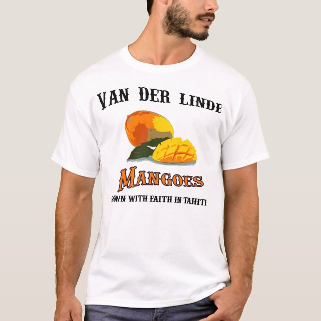 Van Der Linde Mangos Grow med Faith Gamer T Shirt (Framsida)