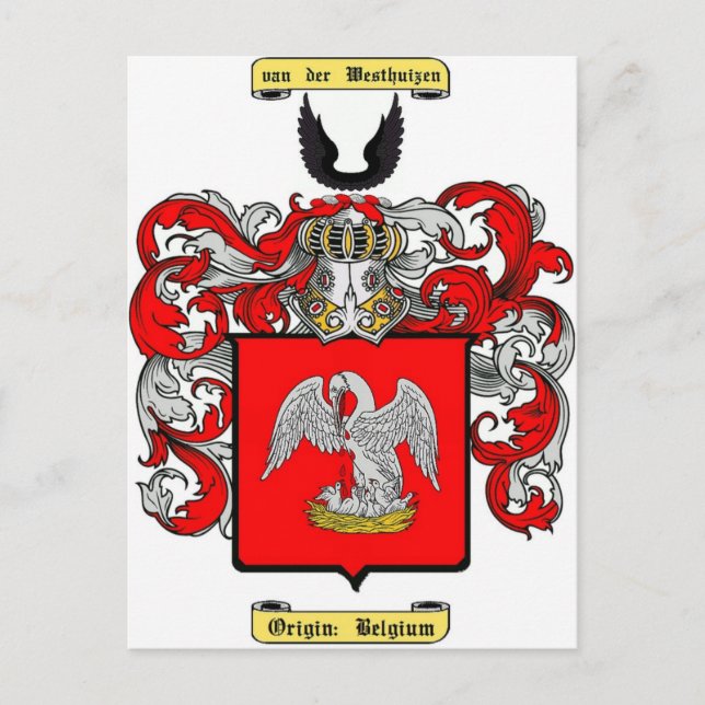 van der Westhuizen Vykort (Framsida)