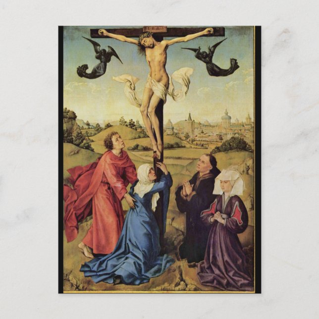 van der Weyden Jesus på Kor Vykort (Framsida)