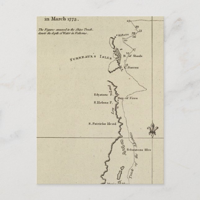 Van Diemen Land, Australien Vykort (Framsida)