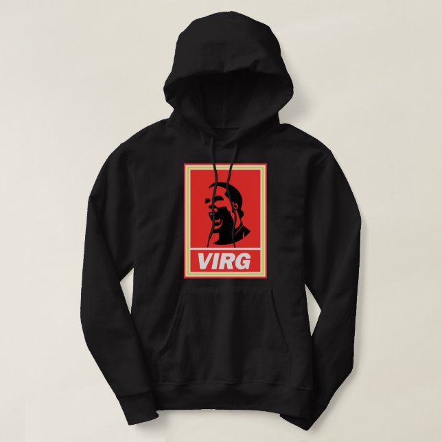 Van Dijk Liverpool FC Virgil Van Dijk Classic T- Hoodie (Design framsida)