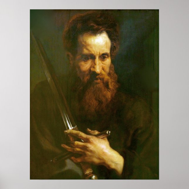 Van Dyck - Aposteln Paulus Poster (Framsidan)