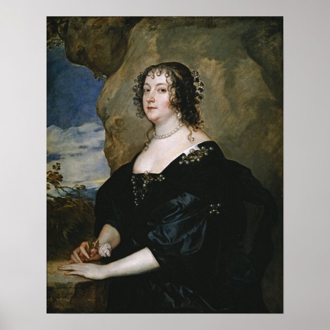 Van Dyck - Diana Cecil Countess of Oxford Poster (Framsidan)