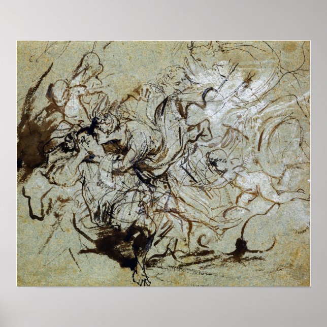 Van Dyck - Diana och Endymion Poster (Framsidan)