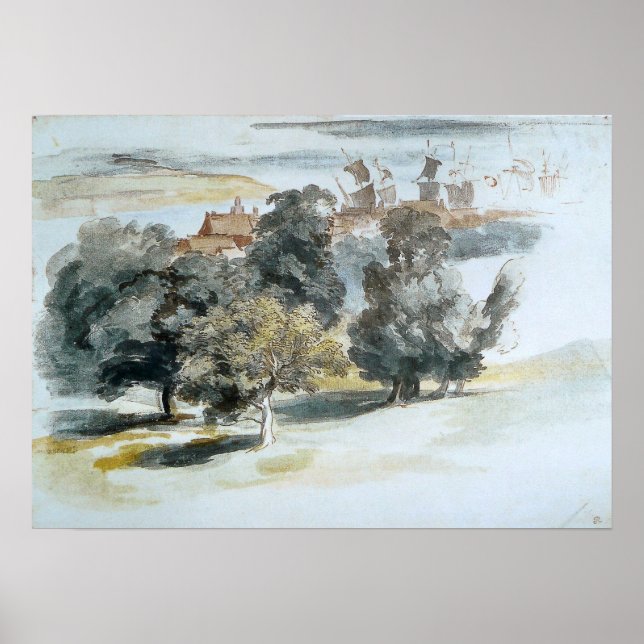 Van Dyck - En engelsk landskap Poster (Framsidan)