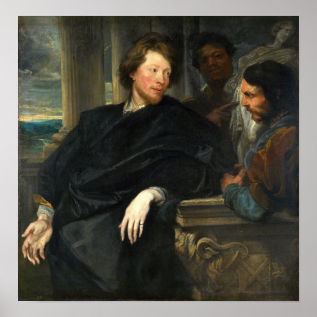Van Dyck - George Gage med två män Poster (Framsidan)