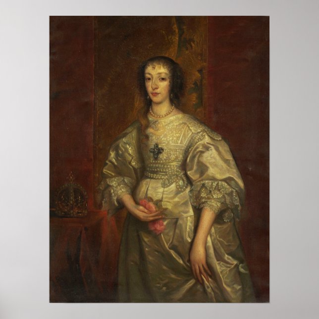 Van Dyck - Henrietta Maria Poster (Framsidan)