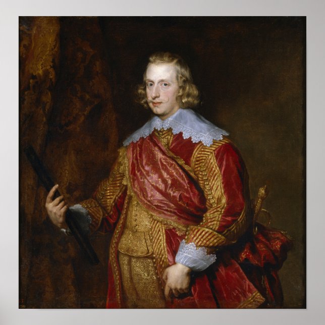 Van Dyck - kardinalen Infante Fernando De Austr... Poster (Framsidan)