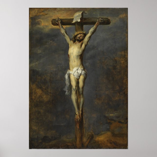 Van Dyck - Kristus på Kor Poster (Framsidan)