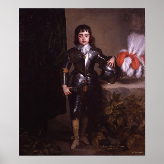 Van Dyck - Kung Charles II Poster (Framsidan)