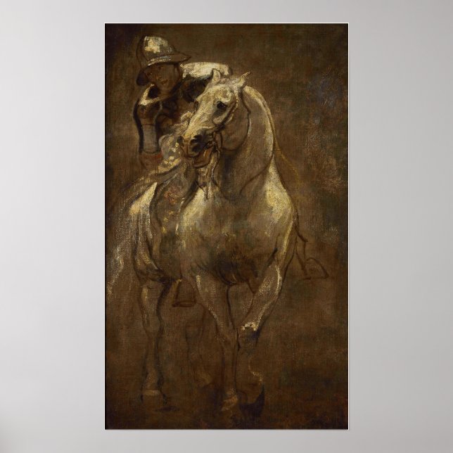 Van Dyck - Man till häst Poster (Framsidan)