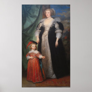 Van Dyck - Marie Claire De Croy Dutchess D'Havre.. Poster