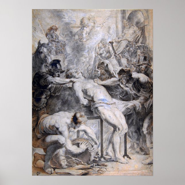 Van Dyck - Martyrdom of Saint Lawrence Poster (Framsidan)