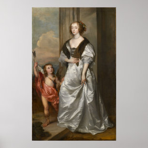 Van Dyck - Mary Villiers som Venus Poster