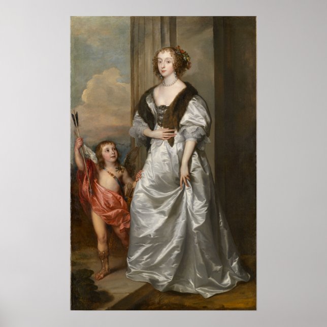 Van Dyck - Mary Villiers som Venus Poster (Framsidan)