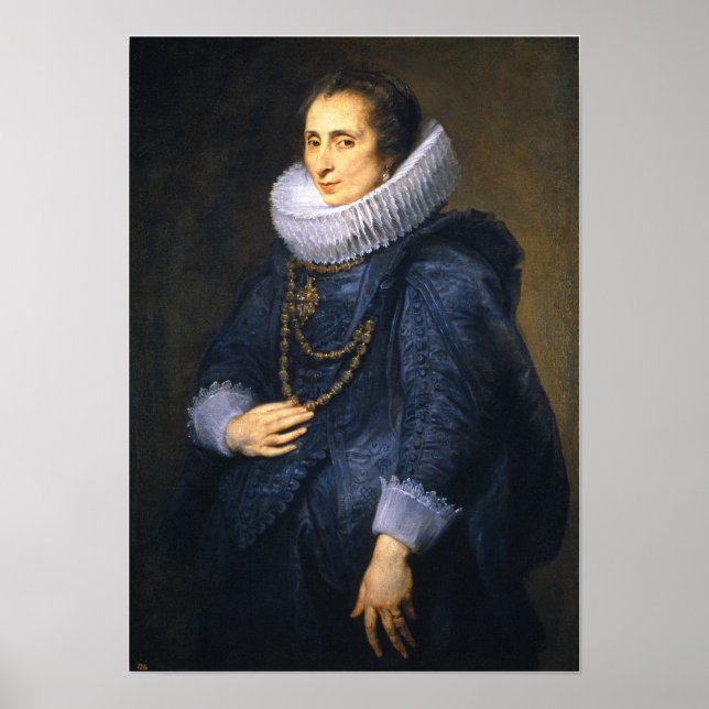 Van Dyck - Okänd Dam Poster (Framsidan)