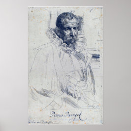 Van Dyck - Pieter Bruegel The Younger Poster
