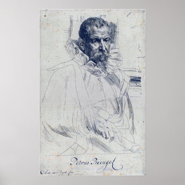 Van Dyck - Pieter Bruegel The Younger Poster (Framsidan)