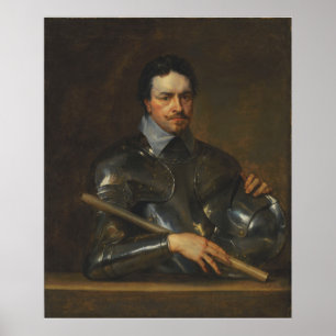 Van Dyck - Porträtt från Thomas Wentworth 1st Earl Poster