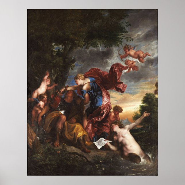 Van Dyck - Rinaldo och Armida Poster (Framsidan)