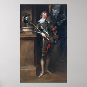 Van Dyck - Robert Rik Second Earl of Warwick Poster