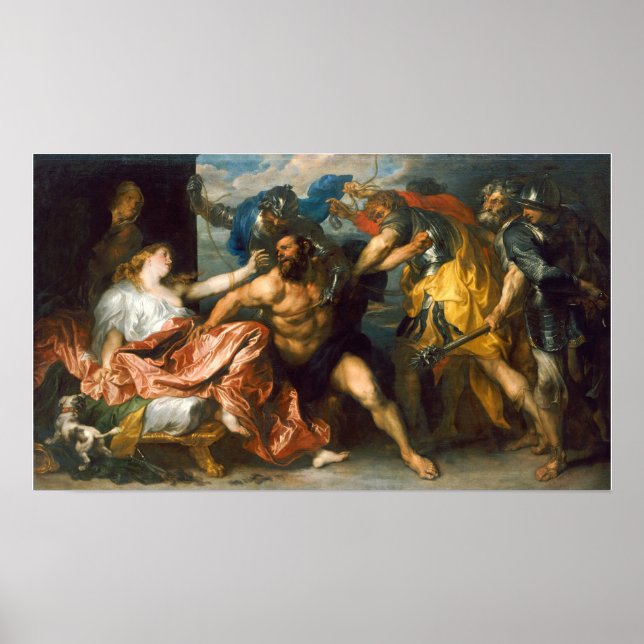 Van Dyck - Simson och Delila Poster (Framsidan)
