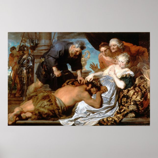 Van Dyck - Simson Och Delilah Poster (Framsidan)