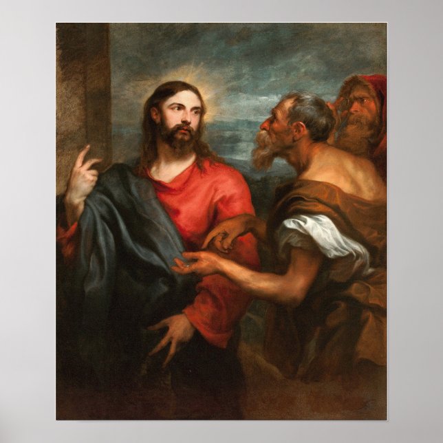 Van Dyck - The Tribute Money Poster (Framsidan)