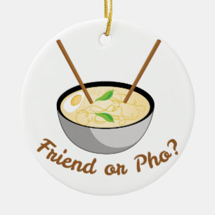 Vän eller Pho Julgransprydnad Keramik
