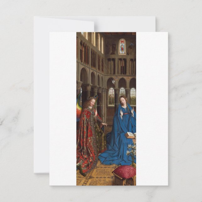Van Eycks Bebådelse Premium Katedral Ljus (Framsida)