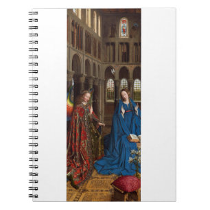 Van Eycks Bebådelse Premium Katedral Ljus Anteckningsbok