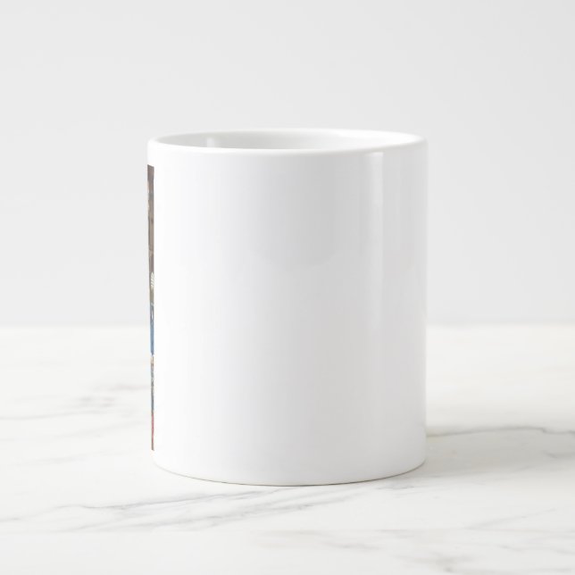 Van Eycks Bebådelse Premium Katedral Ljus Jumbo Mugg (Framsidan)