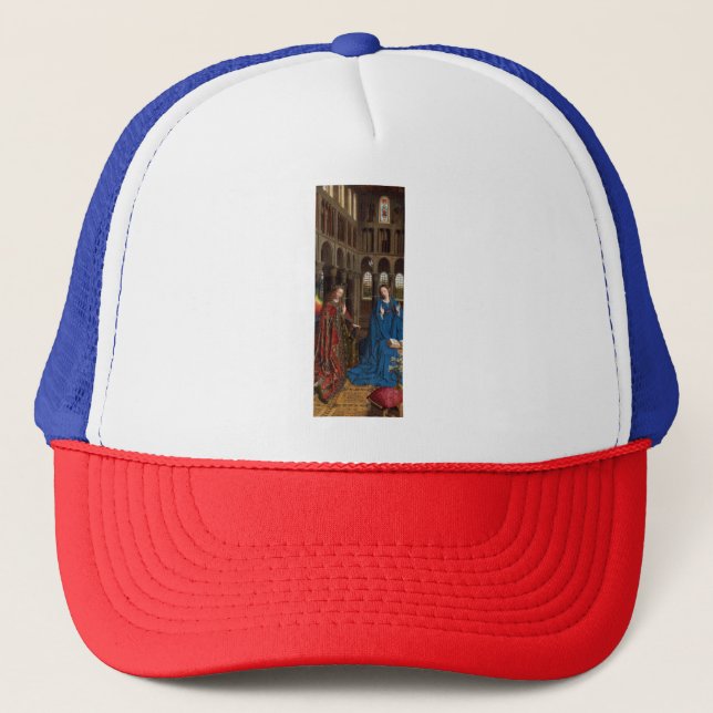Van Eycks Bebådelse Premium Katedral Ljus Keps (Framsida)