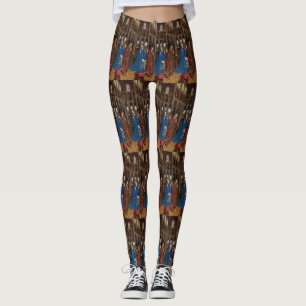 Van Eycks Bebådelse Premium Katedral Ljus Leggings