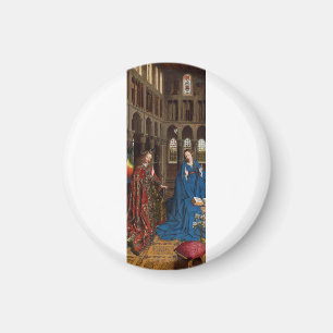 Van Eycks Bebådelse Premium Katedral Ljus Magnet