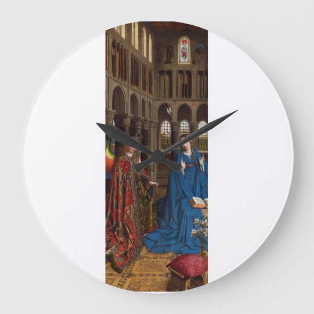 Van Eycks Bebådelse Premium Katedral Ljus Stor Klocka (Framsida)