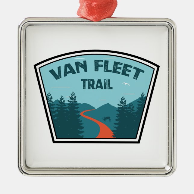 Van Fleet Trail Florida Julgransprydnad Metall (Framsidan)