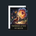 Vän födelsedag Mörka Skogen Räf Flora Vykort<br><div class="desc">Vi presenterar den skräddarsydda "Magiska Skogsviskingar"-kollektionen med vykort och muggar för "Jag saknar dig", "Jag önskar att du bodde granne", "Jag önskar att du var här", "Tänker på dig", "Håller kontakten", "Bästa vänner för långdistans" för vänner eller släktingar. Vykort och muggar är noggrant designade med stor uppmärksamhet på detaljer och...</div>