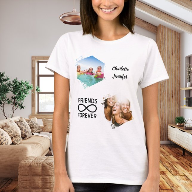 Vän för alltid foto namn t shirt (Skapare uppladdad)