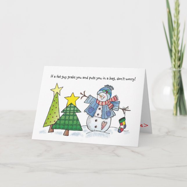 Vän för julkort helgkort (Framsida)