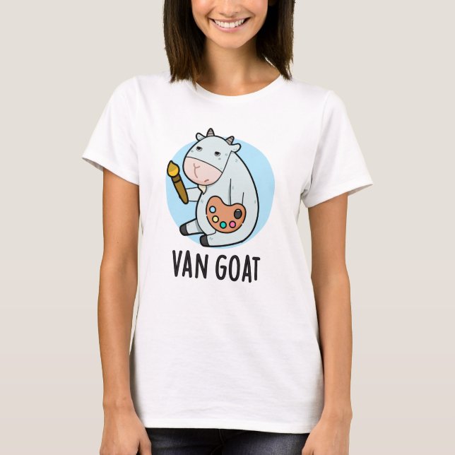 Van Goat Funny Artist Pun T Shirt (Framsida)