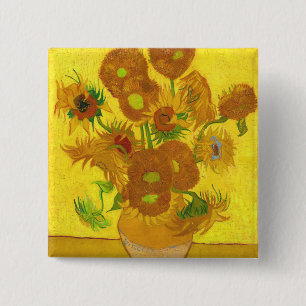 Van Gogh-15 solblommor i Vas Fine Art Knapp