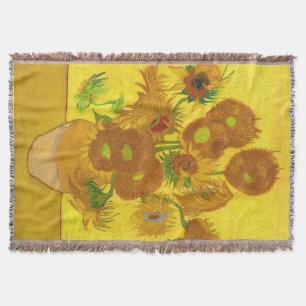 Van Gogh-15 solblommor i Vas Fine Art Mysfilt