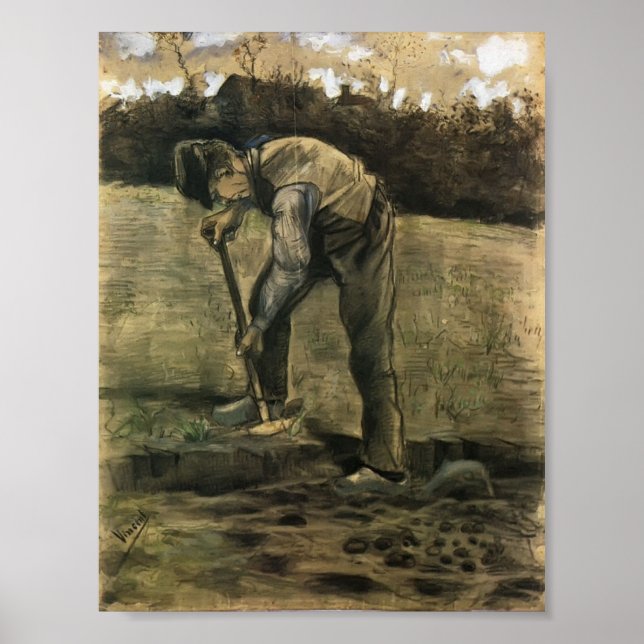 Van Gogh - A Digger Poster (Framsidan)
